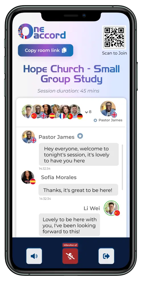 Conversation mode screenshot